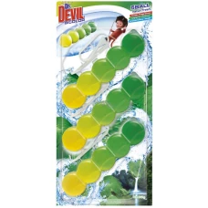Ароматизатор за тоалетна Dr.Devil Bicolor 5 топчета 3брx55гр 