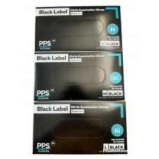 Черни Нитрилни Ръкавици Black Label 100бр размер S,М,L,XL
