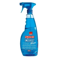Препарат за прозорци Sano Clear Blue със силикон 1l