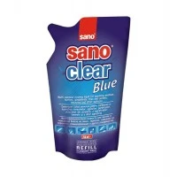 Препарат за прозорци Sano Clear Blue със силикон резерва 750ml
