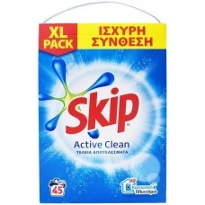 Универсален прах за пране Skip Active Clean 3,15кг l 45пранета