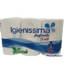 Тоалетна хартия Igienissima Profumata 1,2kg 3пласта 6броя 